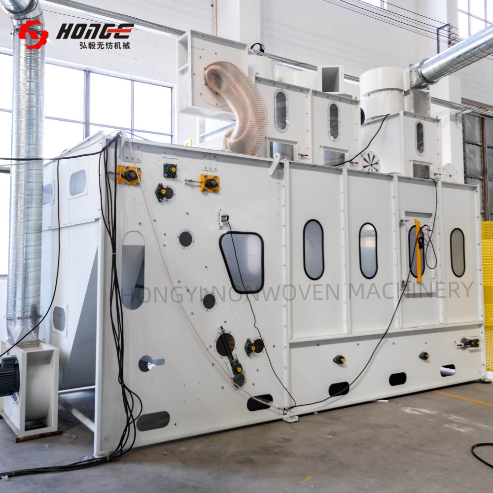 Nonwoven Production Machine Fiber Mixing Machine  Big Chamber Blender HONGE 2024 New Type HYDC-250 Big Chamber Blender /Non Woven Fiber Mixing Machine