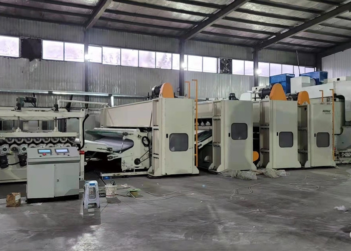 Automotive Interior 100gsm Nonwovens Needle Punching Production Line