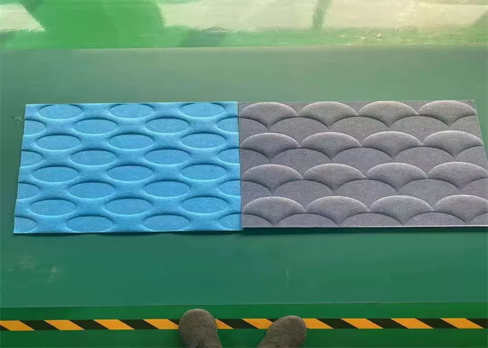 600x1200mm PET Acoustic Panels , Decorative Acoustic Wall Panels