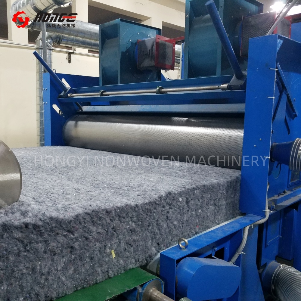2.6m Working Width  Airlaid Machine line For Making Carpet  Waste Fiber
