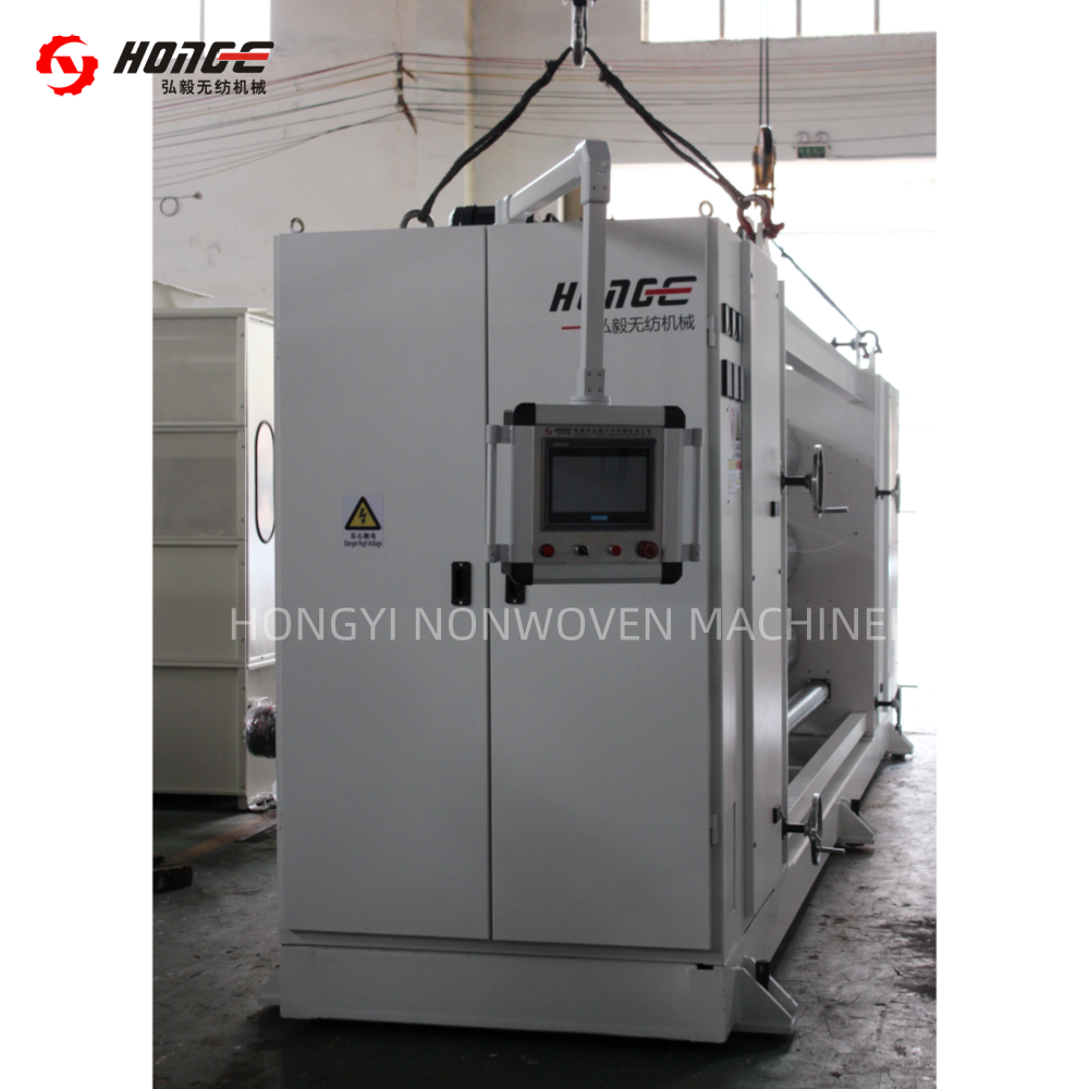Roll To Roll Fabric Calender Machine , Two Roll Calender Machine