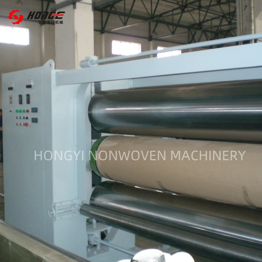 HONGE NONWOVEN MACHINE IRONING MACHINE THREE-ROLL STRUCTURE 3.2 M WORKING WIDTH