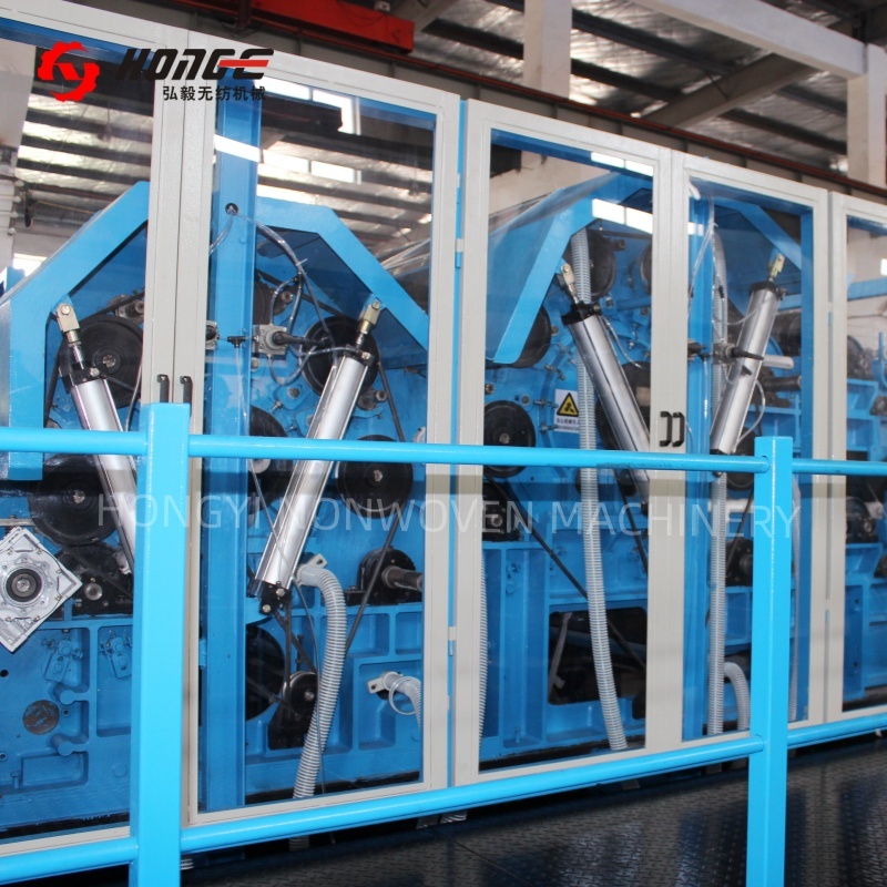 Felt Opener Nonwoven Carding Machine High Production Capacity