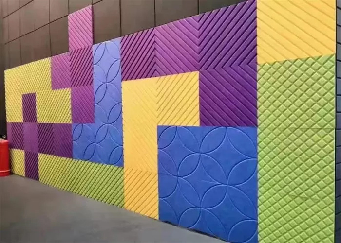 50mm Polyester Sound Absorbing Panels For Home Kindergarten