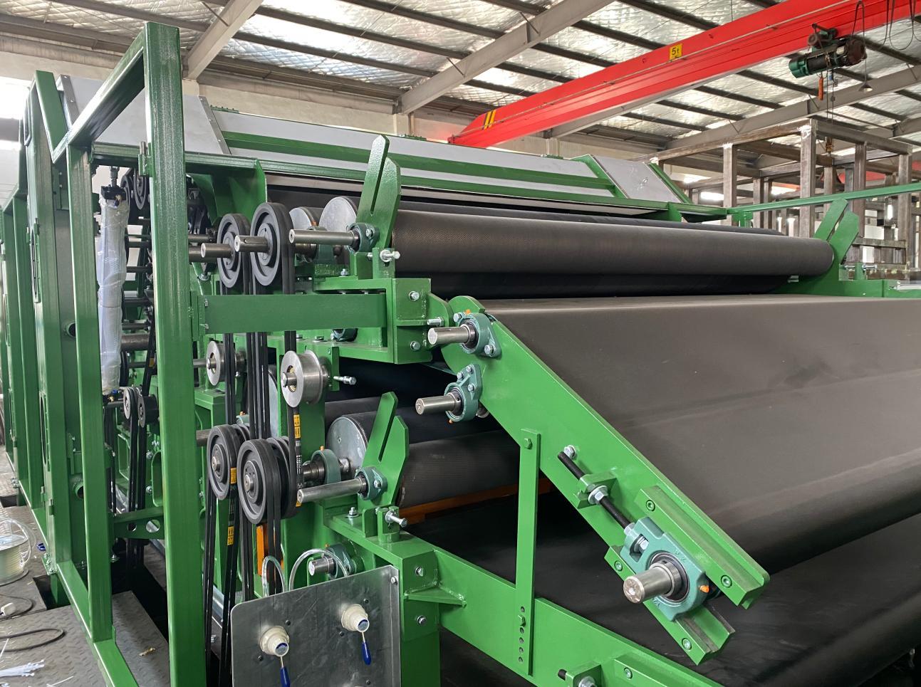 Nonwoven Needle Punching Fabric  Completely Production Line  Provide  Installation And Debugging  Service Overseas