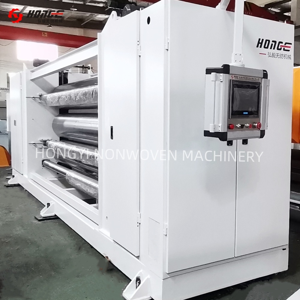 5m Hongyi Nonwoven fabric Three Roll Calender Machine manufacturer