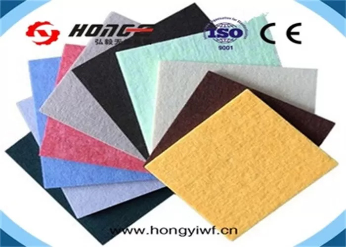 Flame Retardant Mute Flow PET Felt Acoustic Panel 9mm