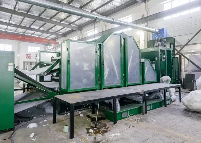 Double Doffer Nonwoven Carding Machine