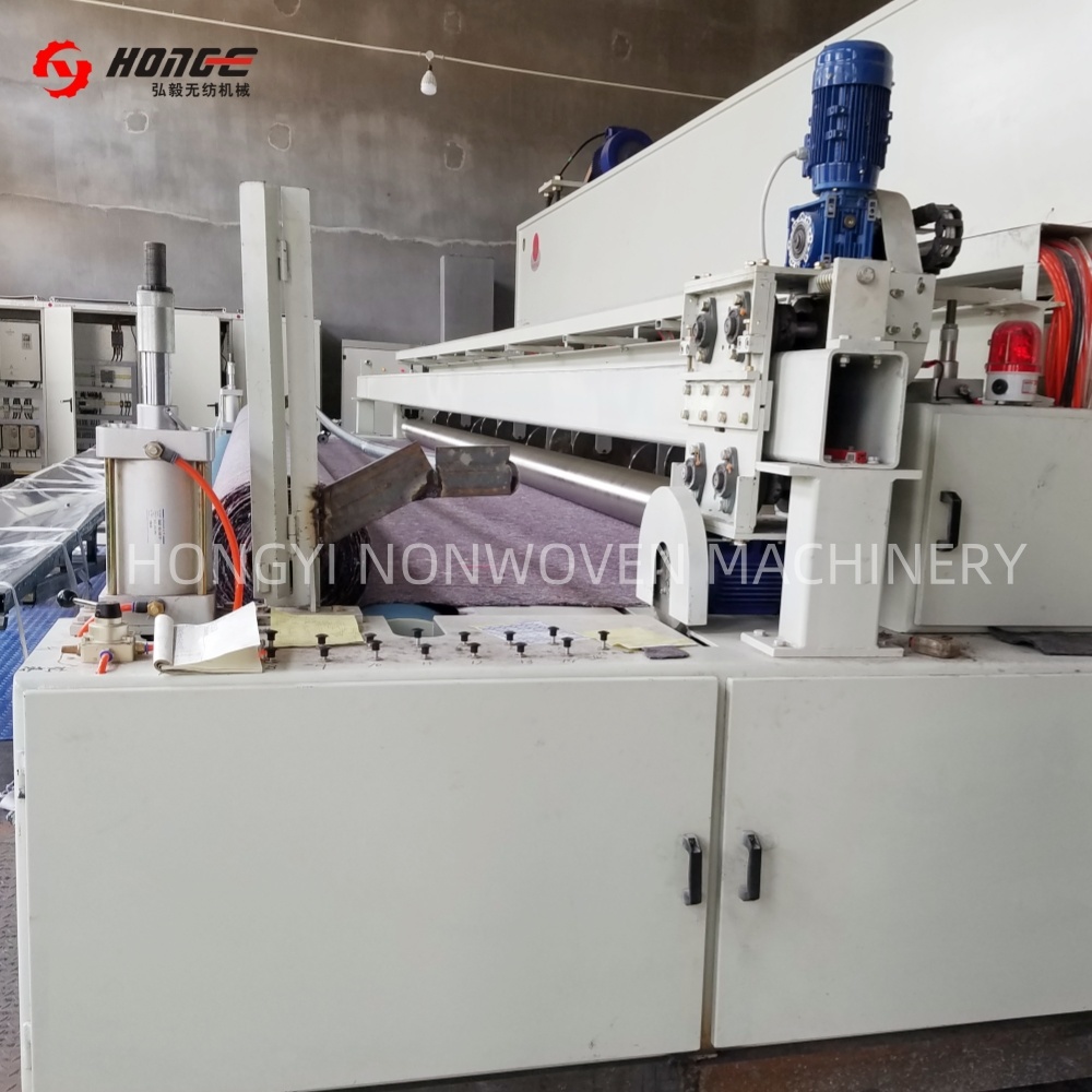 3KW Non Woven Roll To Sheet Cutting Machine PLC Touch Screen Control
