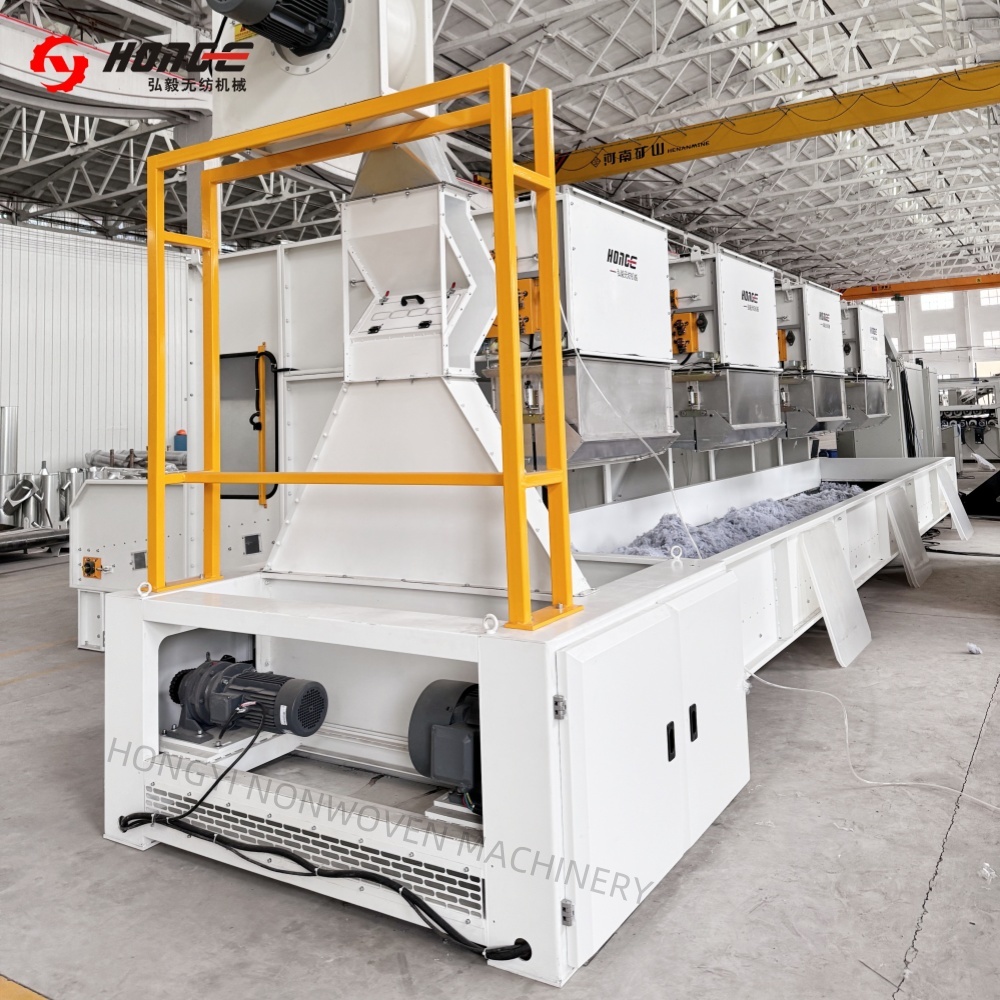 1000mm Fiber Opening Machine For Polyester Fiber / Foam Cushion Filling