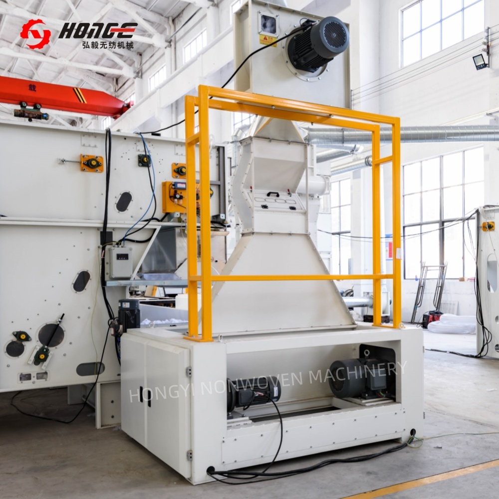 Nonwoven Polyester Cotton Fiber Opening Machine 650kg/h