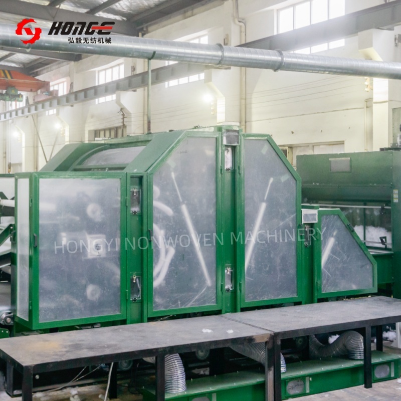 Double Doffer Nonwoven Carding Machine