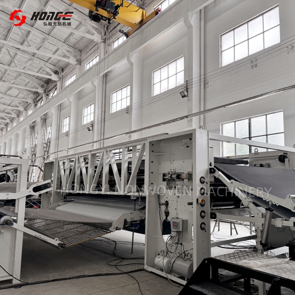 75m/Min Nonwoven Lapping Machine Large Production Capacity