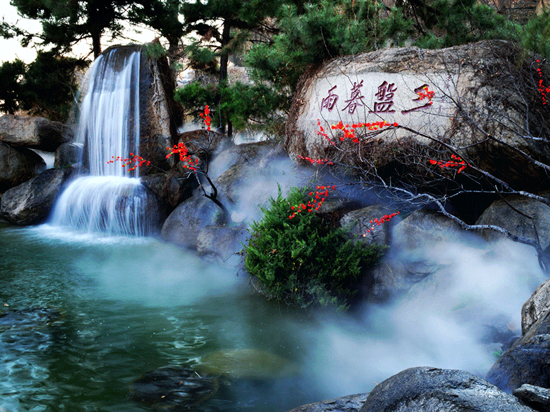 Three Sets of Twilight Rain by Lv Xuesong