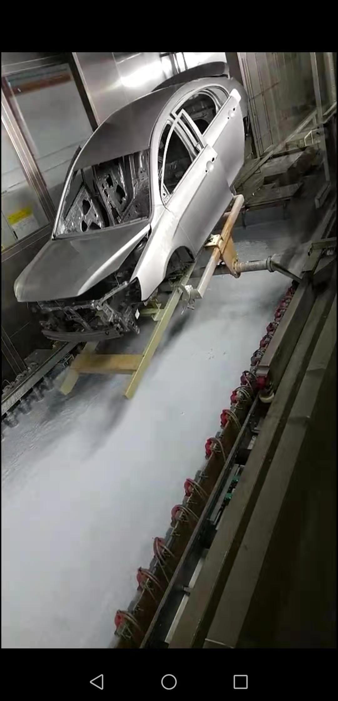 車身翻轉式涂裝前處理/電泳輸送線