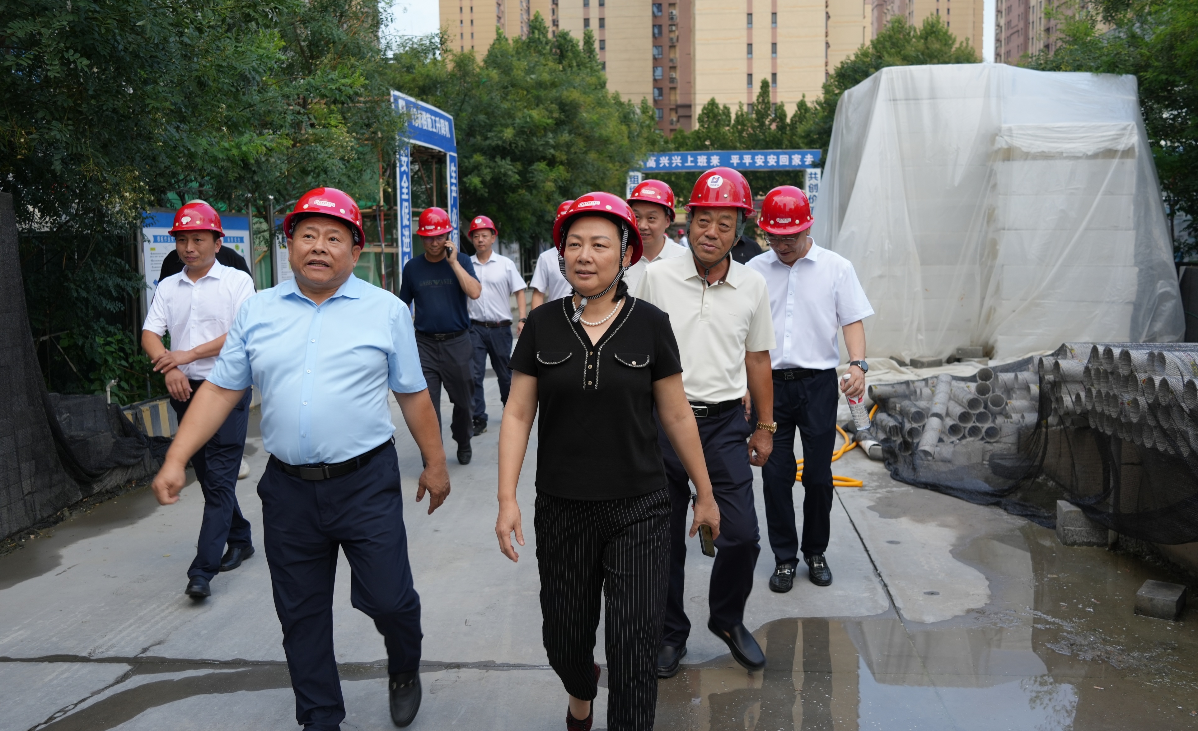 776net必赢集团党委书记、总经理赵华一行 到盐府雲庐项目考察指导 776net必赢集团党委书记、总经理赵华一行 到盐府雲庐项目考察指导