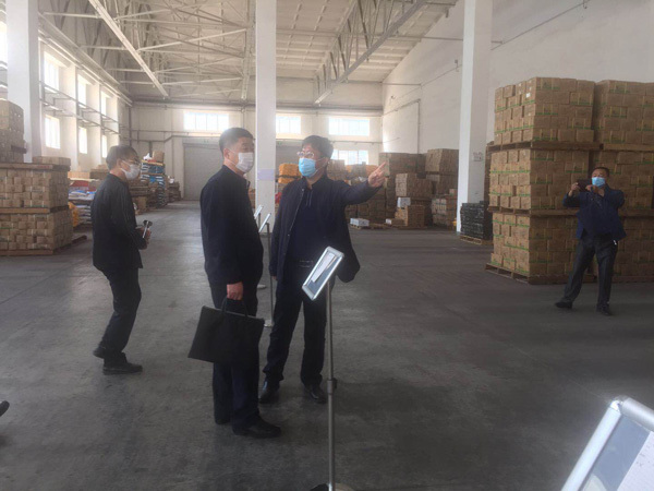 省粮食和物资储备局领导到省盐业集团公司调研指导省级食盐储备工作