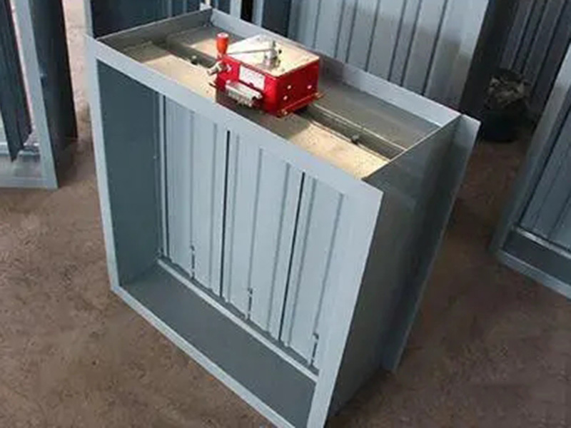 Use of smoke exhaust fire damper Use of smoke exhaust fire damper