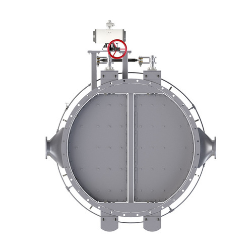 Two way flue gas valve
