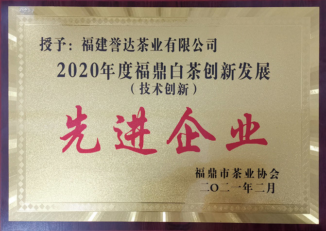 2020 Fuding White Tea Innovation and development advanced enterprise 2020 Fuding White Tea Innovation and development advanced enterprise