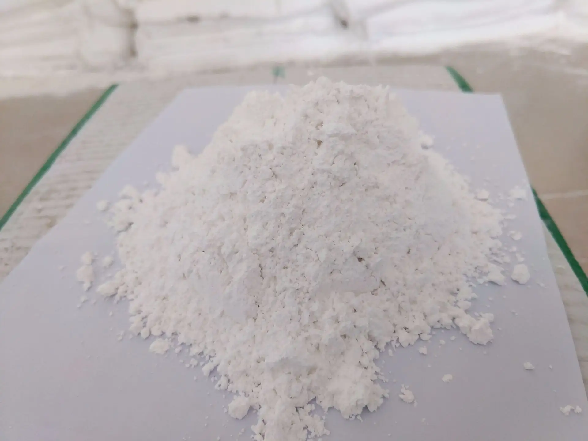 Ground calcium carbonate prodction process