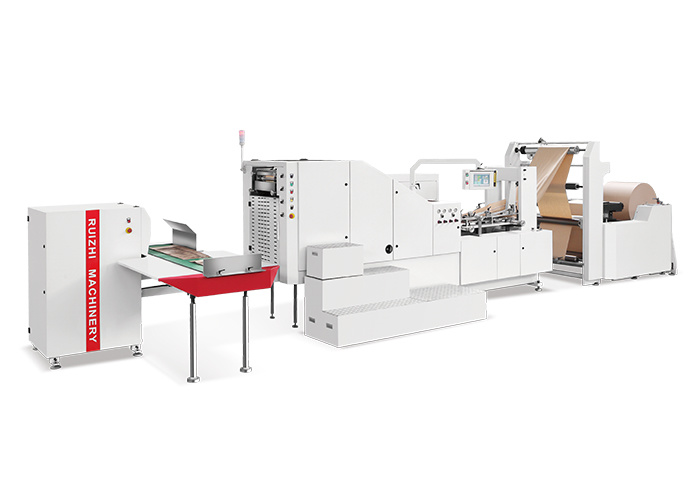 RZFD-550 roll feeding square bottom paper bag machine
