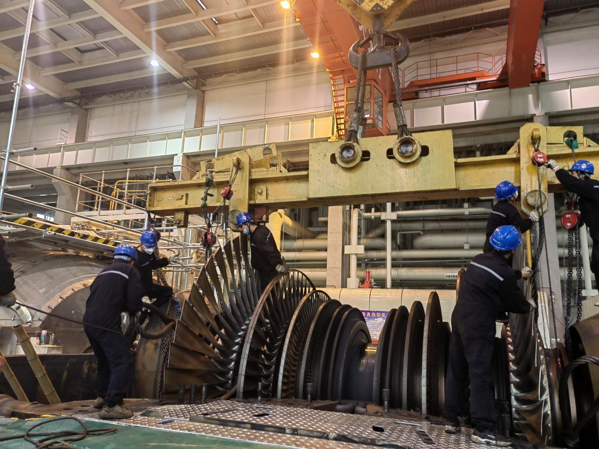 國能安慶電廠4號機(jī)組A、B低壓缸檢修