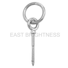 S0814 Ring Eye Bolt Wood Thread