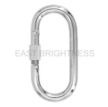 S0332 Straight Sring Hook With Safety Nut