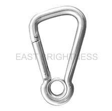 S0316 Spring Hook With Eyelet Asymmetric