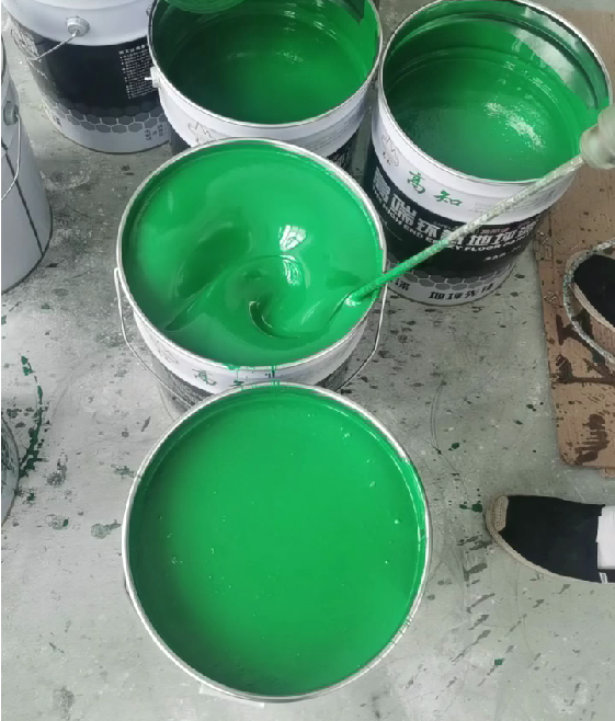 环氧自流平艳绿色面漆配料