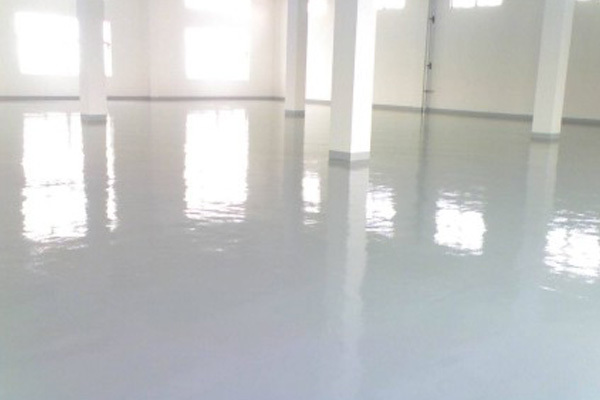 Epoxy high solid content flat coating
