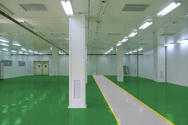 Waterborne self-leveling floor paint