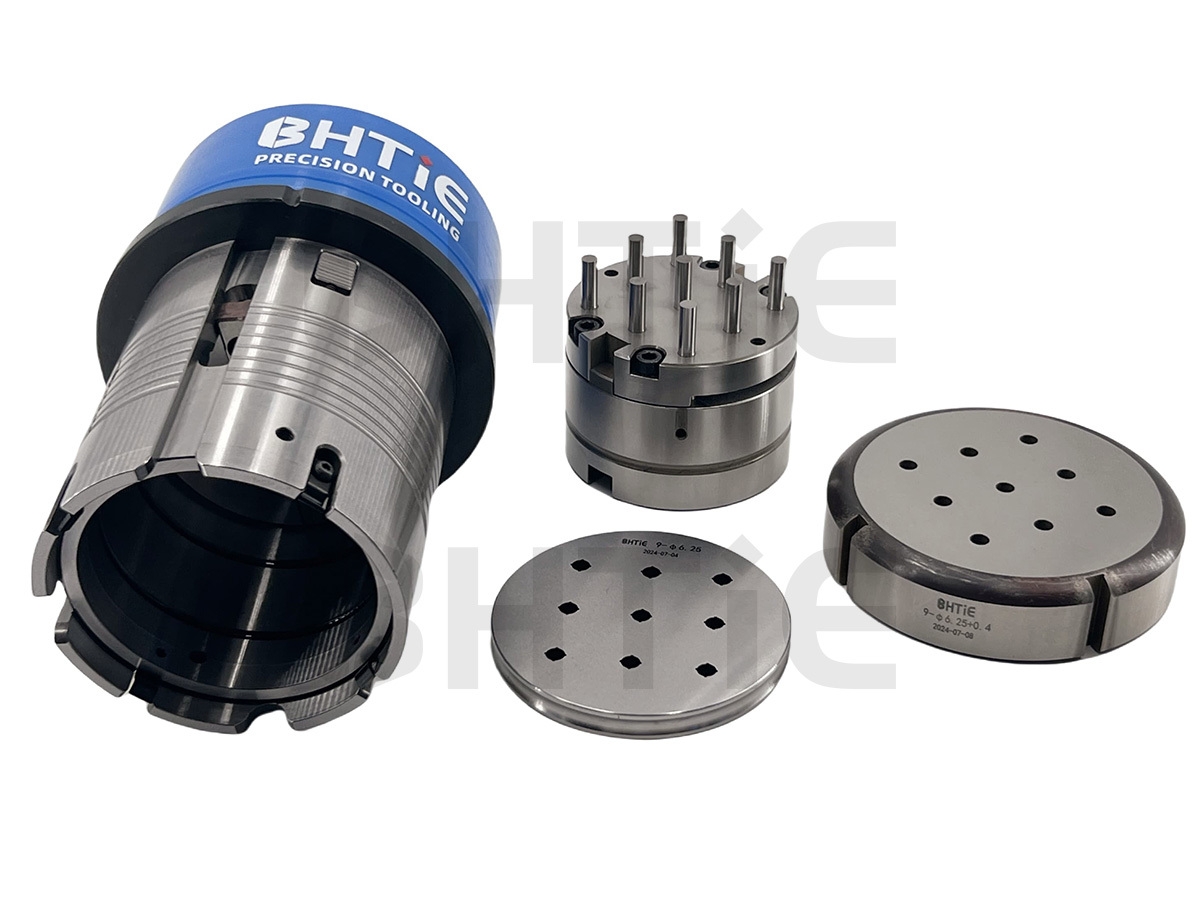 D station Cluster Tool Round shape 9 Holes with interchange punch inserts
