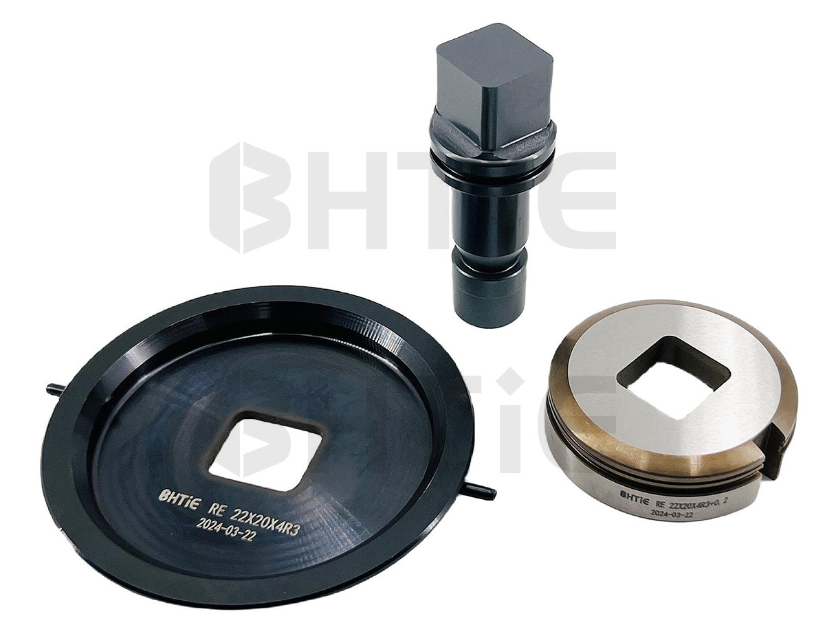 Square Radius Punch(TiCN Coated) / Die / Stripper (Trumpf Size 1)