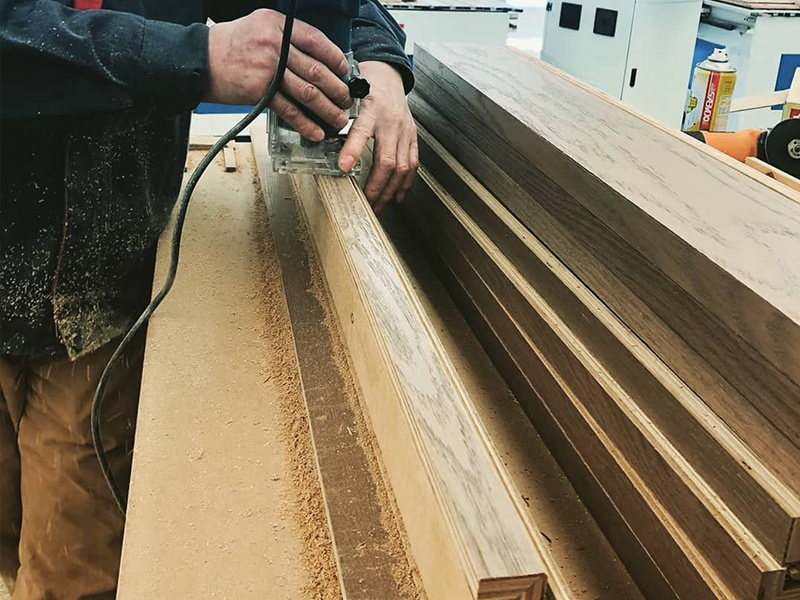 Stair board production