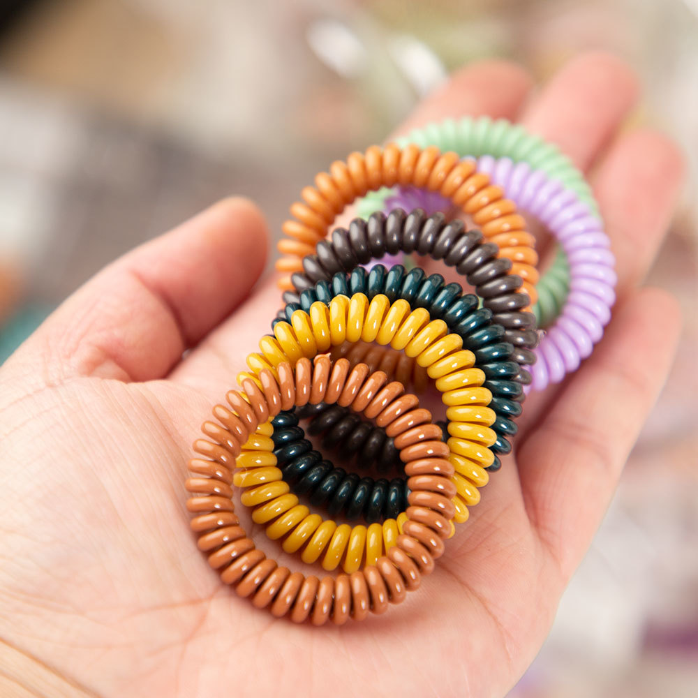 Tie Telephone Wire Hair Tie Storage Organizer Colorful Silicon Tie Cable