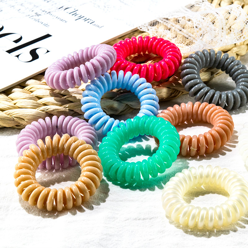 Tie Telephone Wire Hair Tie Storage Organizer Colorful Silicon Tie Cable