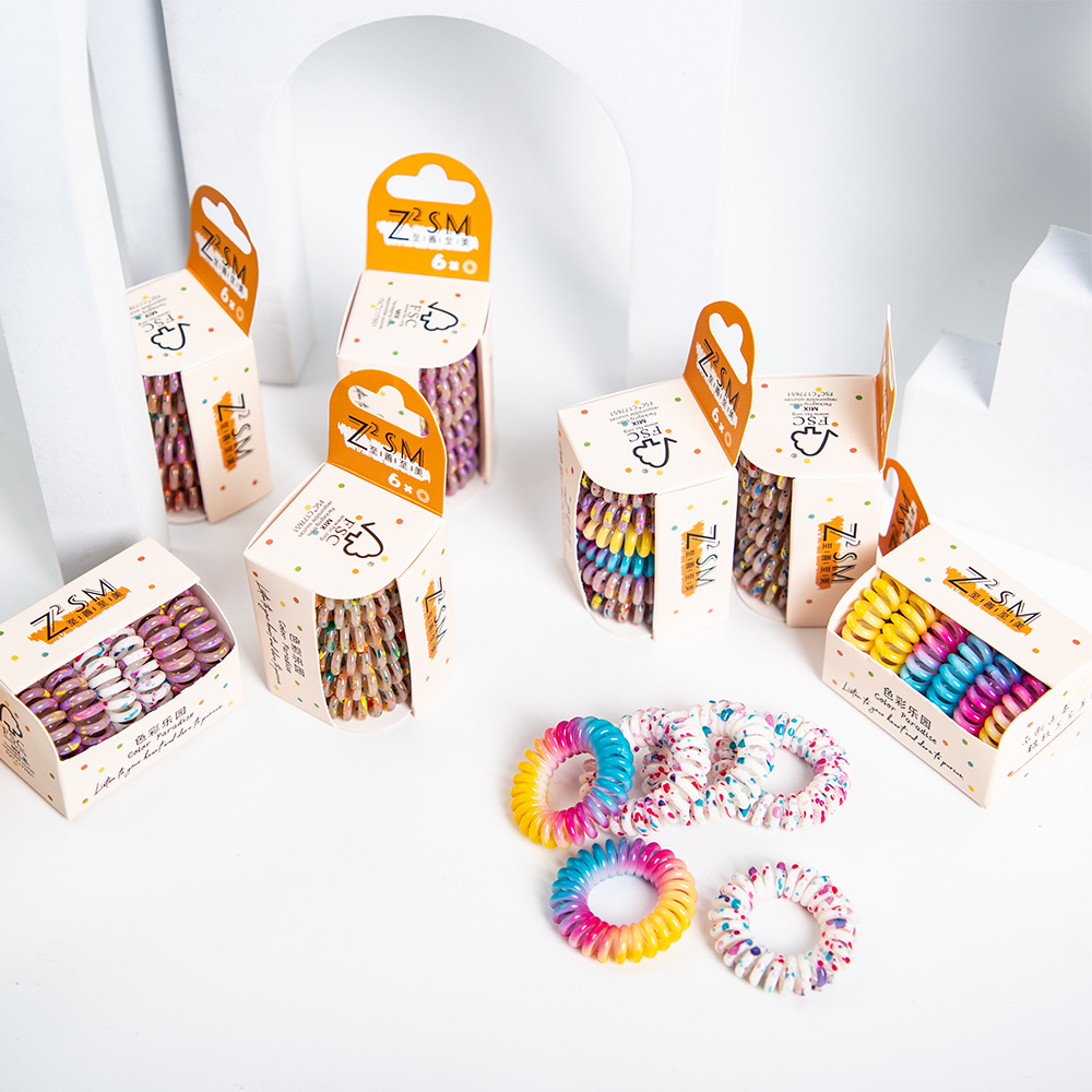 Telephone wire hair ring