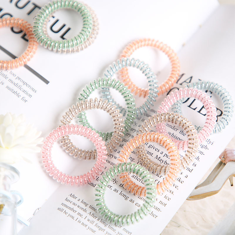Tie Telephone Wire Hair Tie Storage Organizer Colorful Silicon Tie Cable