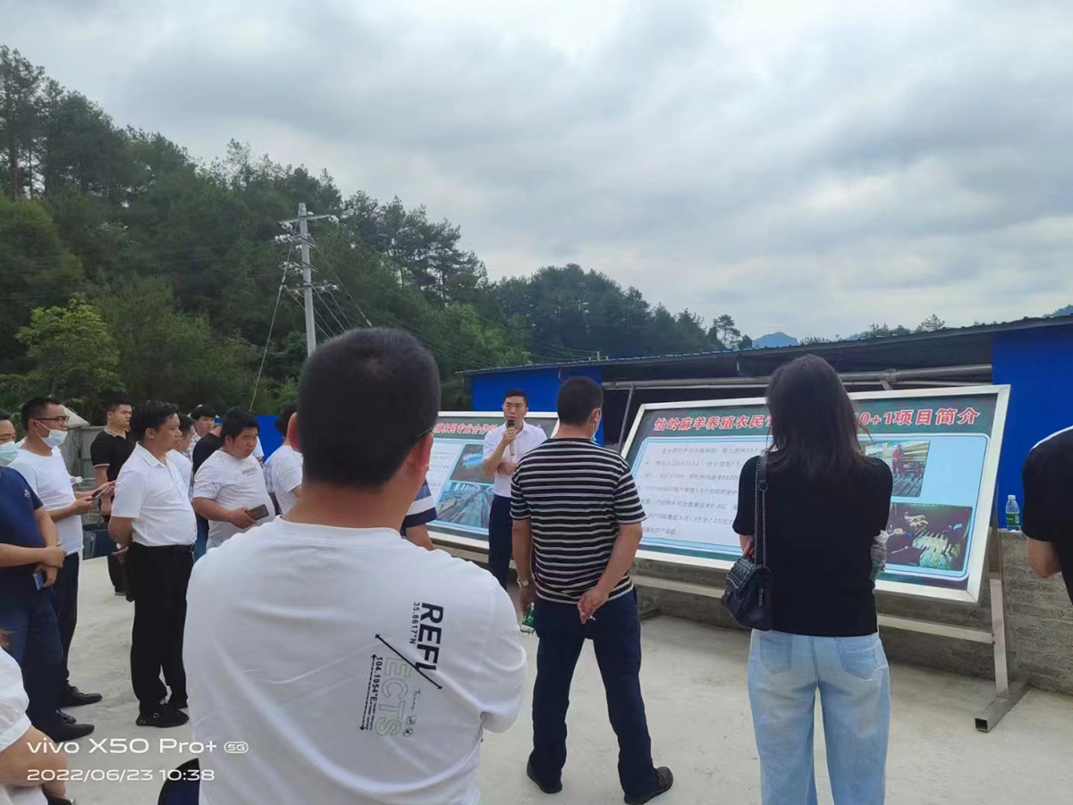 畢節市鄉村振興局各位領導及縣世行辦和政府領導前來怡嶺麻羊合作社參觀指導
