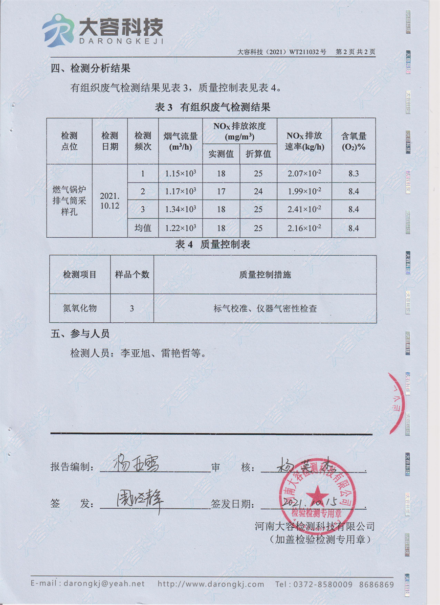Publicity of Chengyu Electronic Air Emission Self-test Report