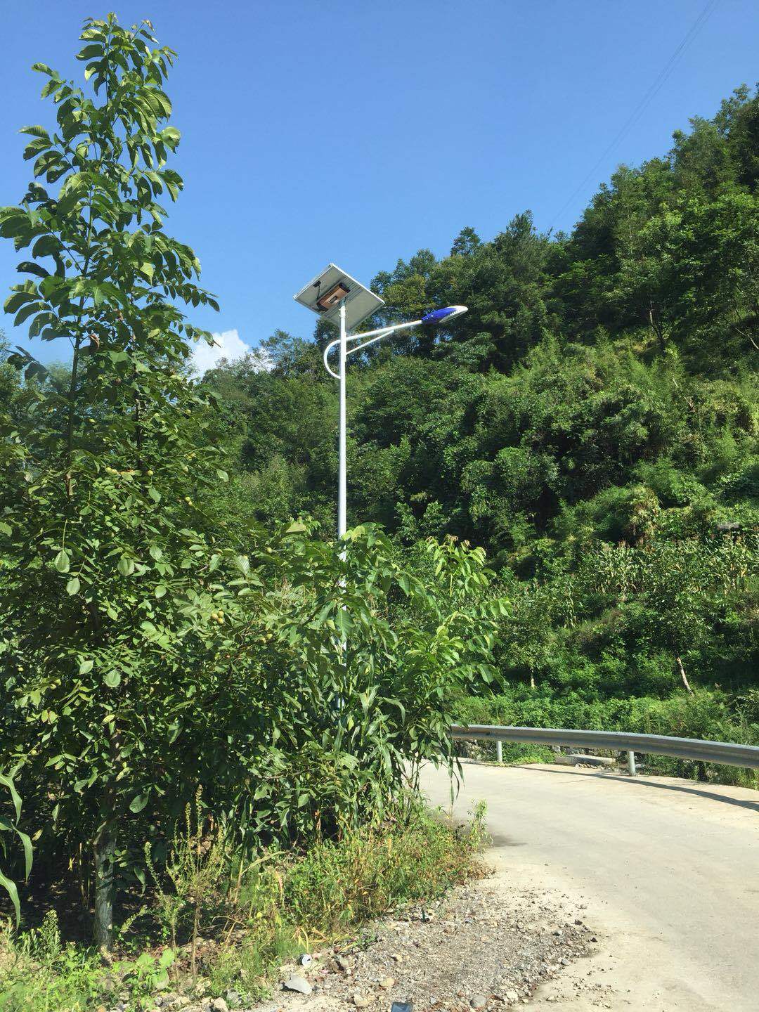 大巴山深處，現(xiàn)代文明與原始部落結(jié)合處，據(jù)說，晚上有野人來觀察太陽能路燈。
