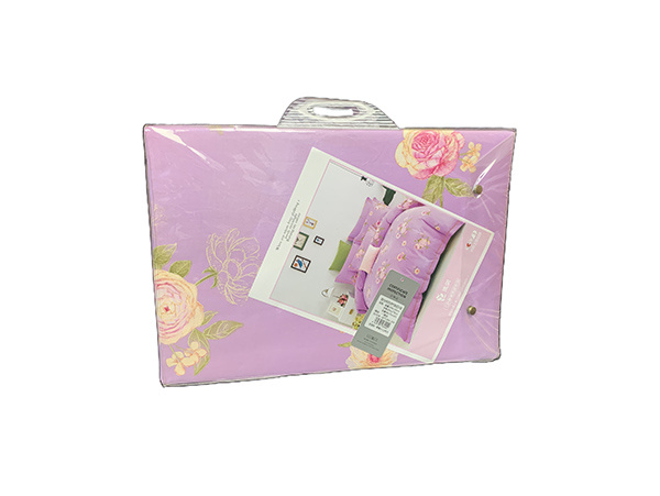 Pvc bedsheet packing snap bag
