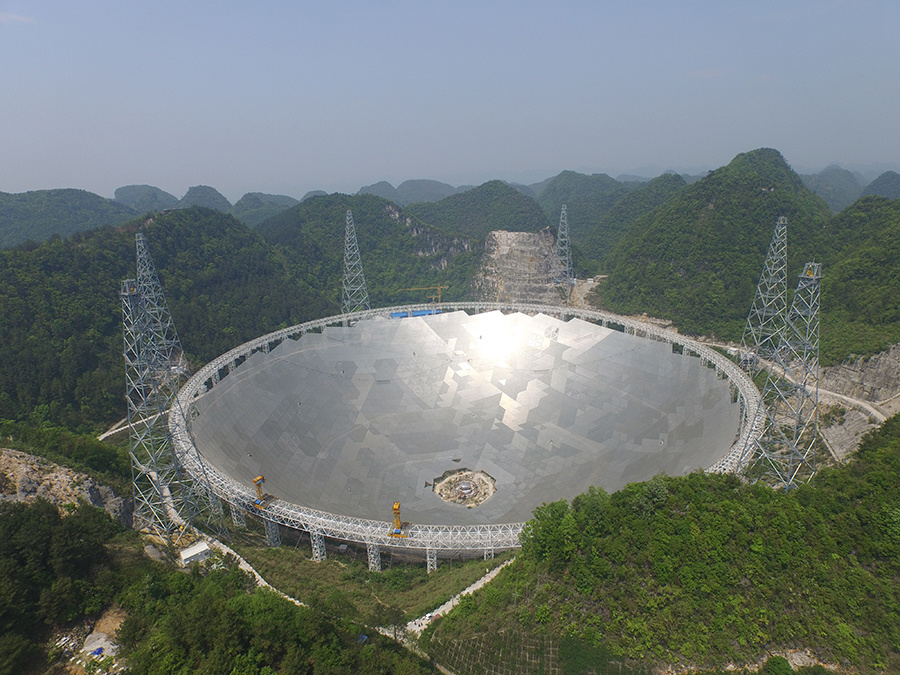 新華鋼絞線應用于貴州國家天文臺500米口徑射電望遠鏡項目