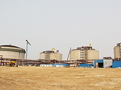 山東青島LNG 新華公司鋼絞線應用于山東青島LNG工程