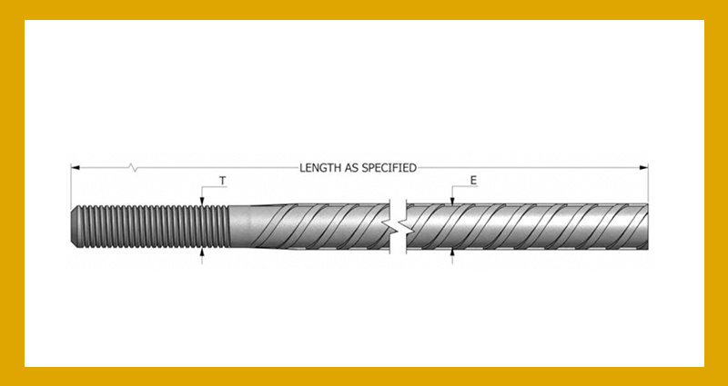 Forged Head Rebar Bolts