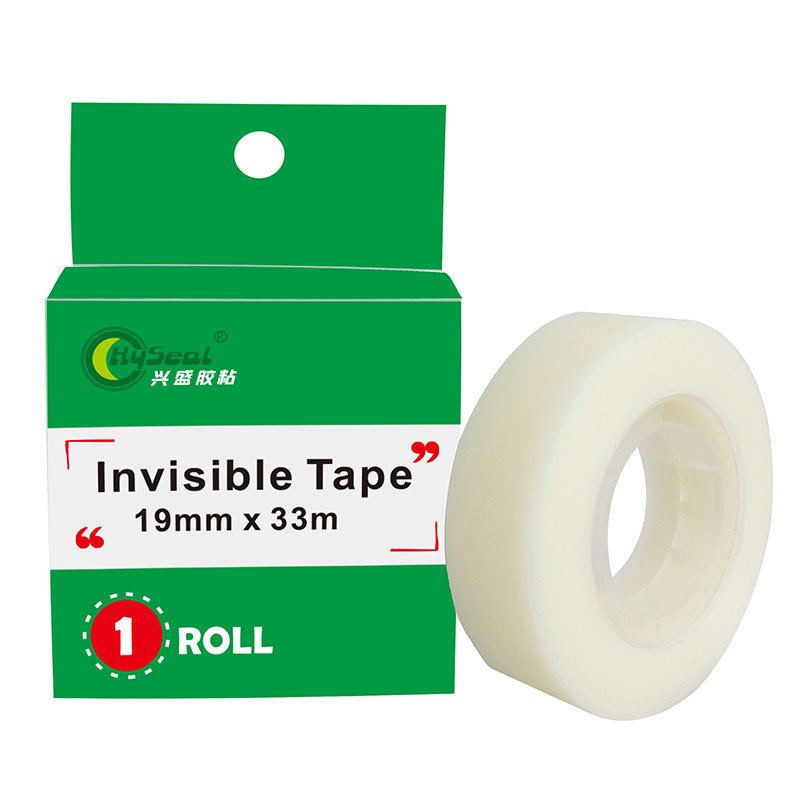 School Office18mm*20m Clear Stationery Tape Set with Plastics Dispenser -  China BOPP Transparent Tape, Transparent Tape