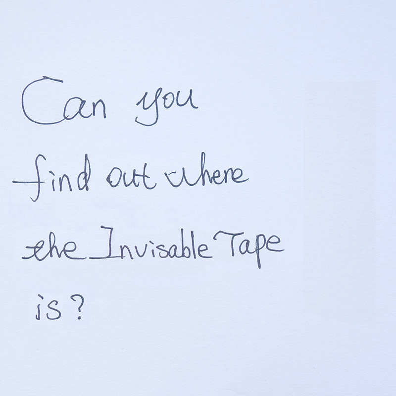 Invisible Tape