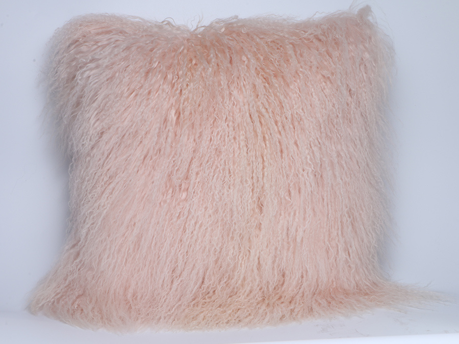 Mongolian lamb cushion